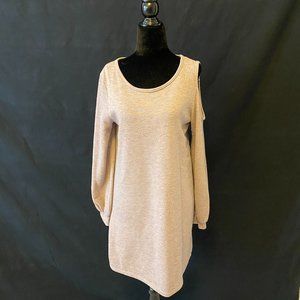 Everly Pink/Grey Sweatshirt Dress